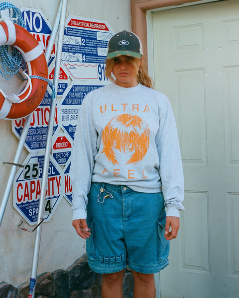 Orange Logo long sleeve