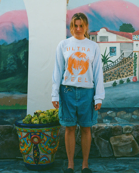 Orange Logo long sleeve