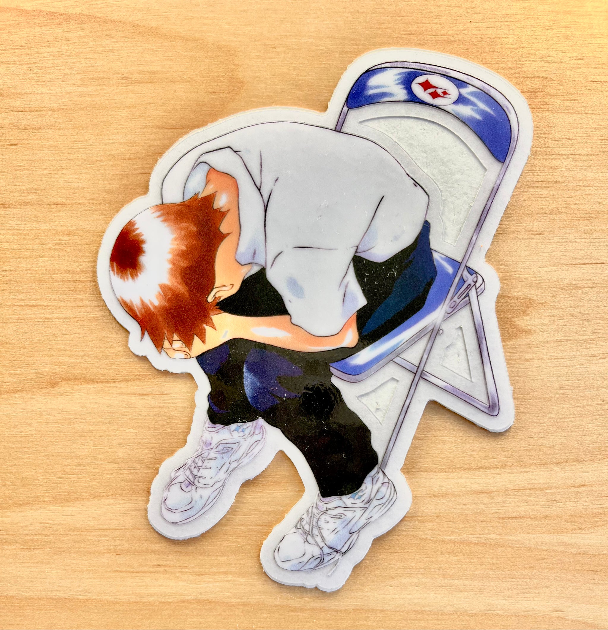 Sad Shinji Vinyl Sticker – ultrafeel.jp